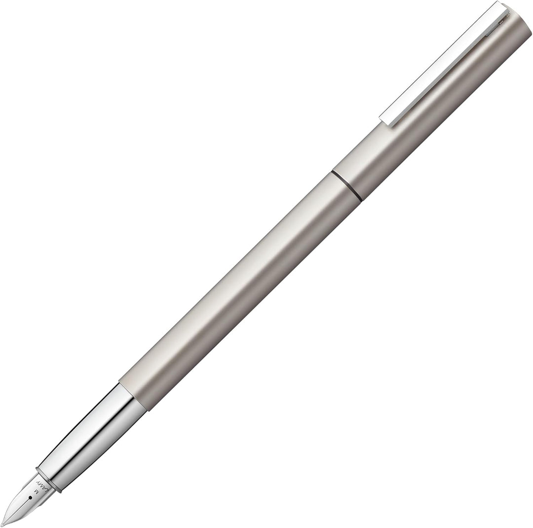 Lamy 1235462 ideos Füllhalter 70 - hochwertiger Füller aus Messinggehäuse mit Palladium-Veredelung m