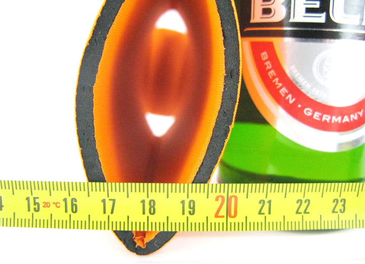 8X Bierkühler für 0,33L Flaschen in Orange. Getränkekühler- Flaschenkühler für alle genormten Bierfl