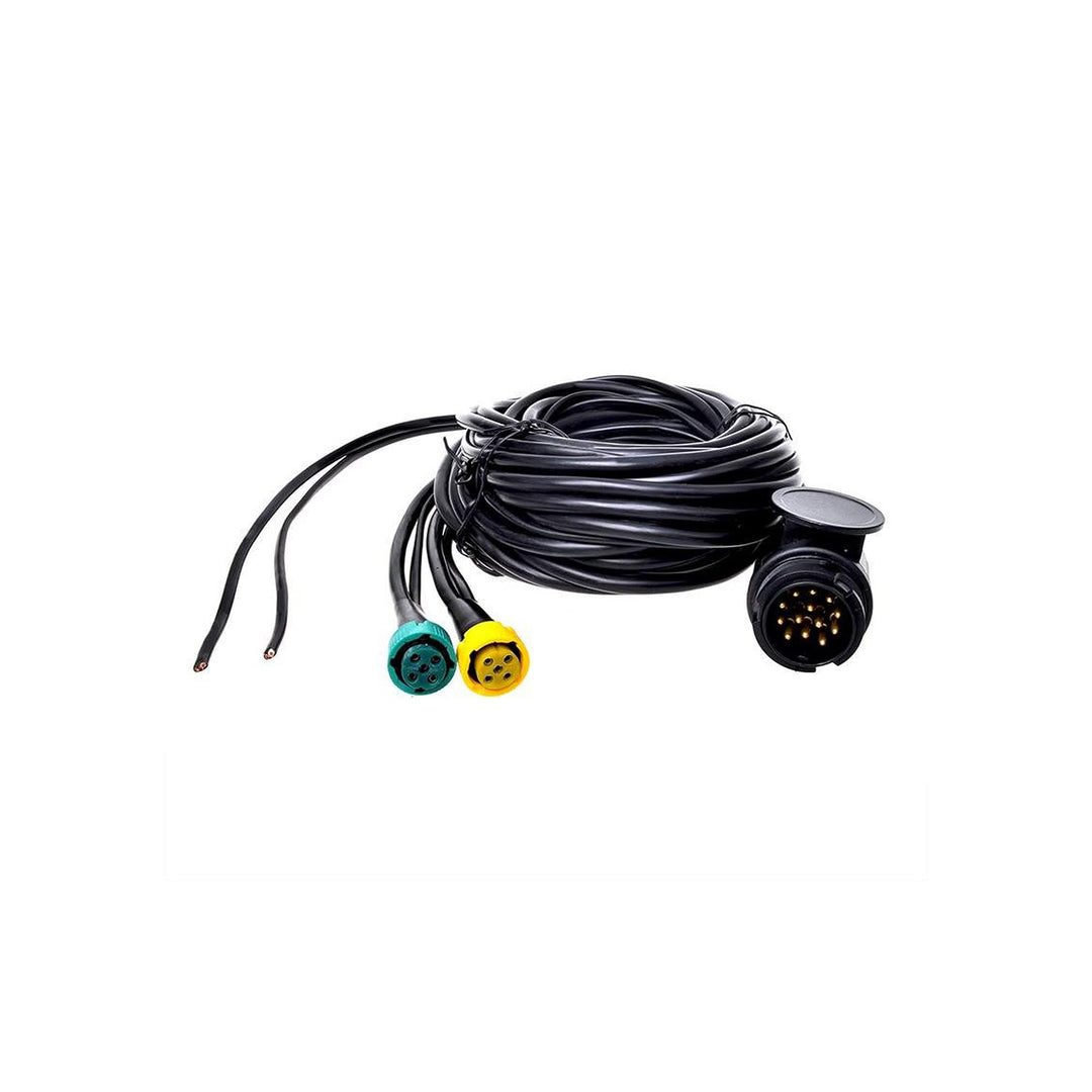 ProPlus Kabelsatz 7M mit Stecker 13-polig und 2X Steckverbinder 5-polig + 5M DC, 28 Single, Single