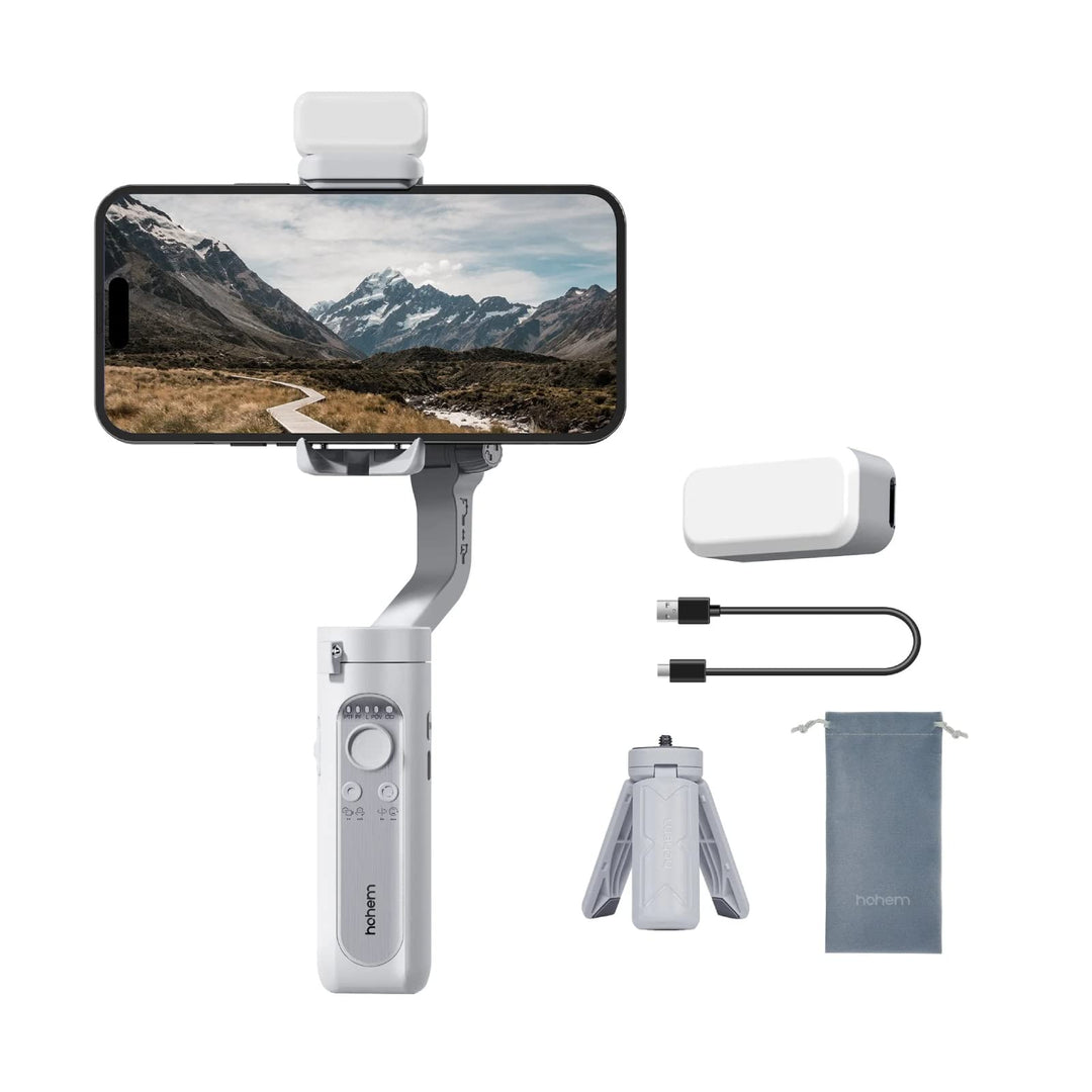 hohem iSteady XE Smartphone-Gimbal,3-Achsen-Stabilisierung mit Stativ für Videoaufnahmen integrierte