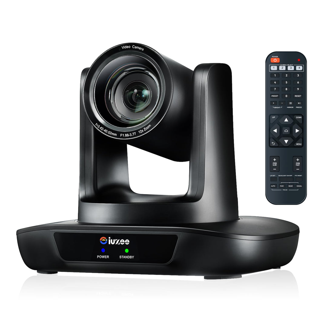 4K PTZ-Kamera 12-Fach Optischer Zoom Konferenzkamera USB3.0 HDMI PTZ Camera Weitwinkel für Kirche Vi