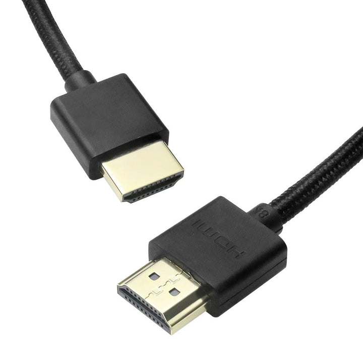 Uonecn HDMI 2.1 8K 60Hz 48Gbps High Speed Spiralkabel Kabel für Kamera &amp; Monitor, kompatibel mit Ato
