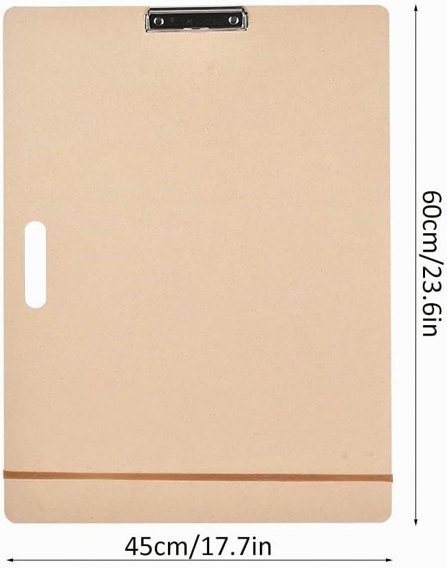 Jacksking Sketch Tote Board, tragbares Kunstholz Sketch Board A3 A4 8K Papier 45 × 60 cm Zeichenbret