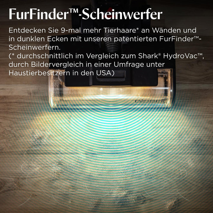 Bissell CrossWave HydroScrub kabelloser Staubsauger mit Wischfunktion, leistungsstarker Bodenreinige