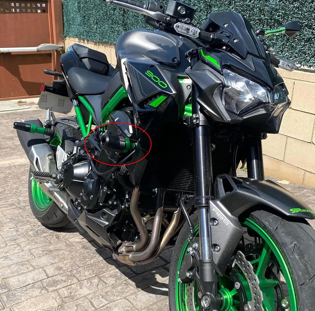 CCYYMOWOK Motorrad Zubehör Für Kawasaki Z900 RS SE Z 900 2017-2023 Sturzpads Sturzschutz CNC Alumini