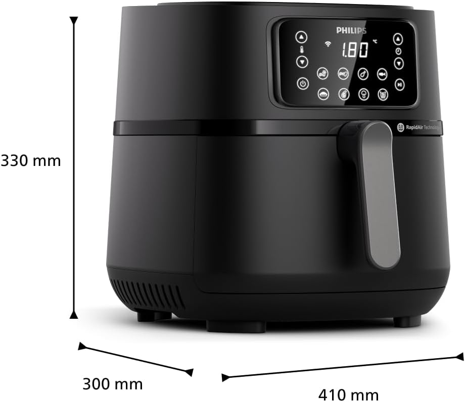Philips Airfryer 5000 Serie XXL, 7,2L (1,4Kg), 16-in-1 Airfryer, Wifi Verbunden, 90% Weniger Fett Mi