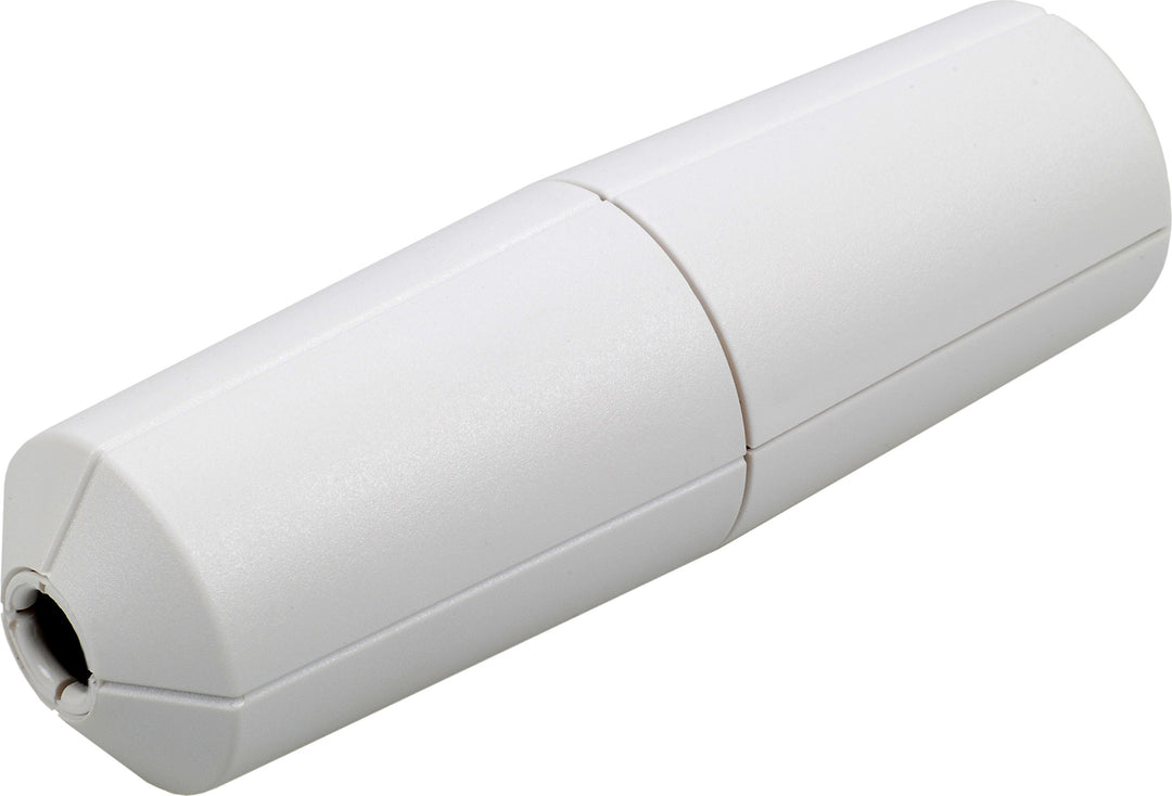 EHMANN 2860x0800 Elektronischer Schnurdimmer T28.08 weiss, Phasenanschnitt, 230V, 50Hz, Leistung: LE