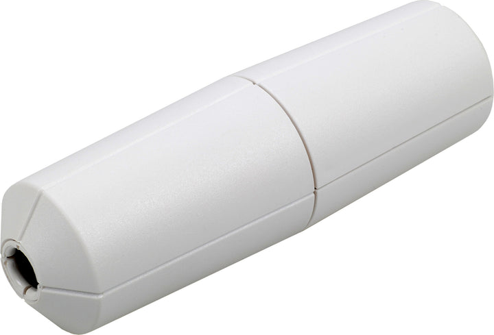 EHMANN 2860x0800 Elektronischer Schnurdimmer T28.08 weiss, Phasenanschnitt, 230V, 50Hz, Leistung: LE