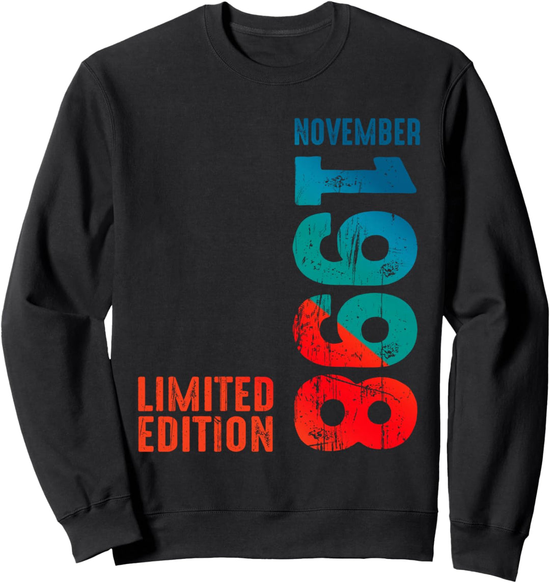 1998 Limited Edition 1998 November 1998 Jahr 1998 Retro 1998 Sweatshirt