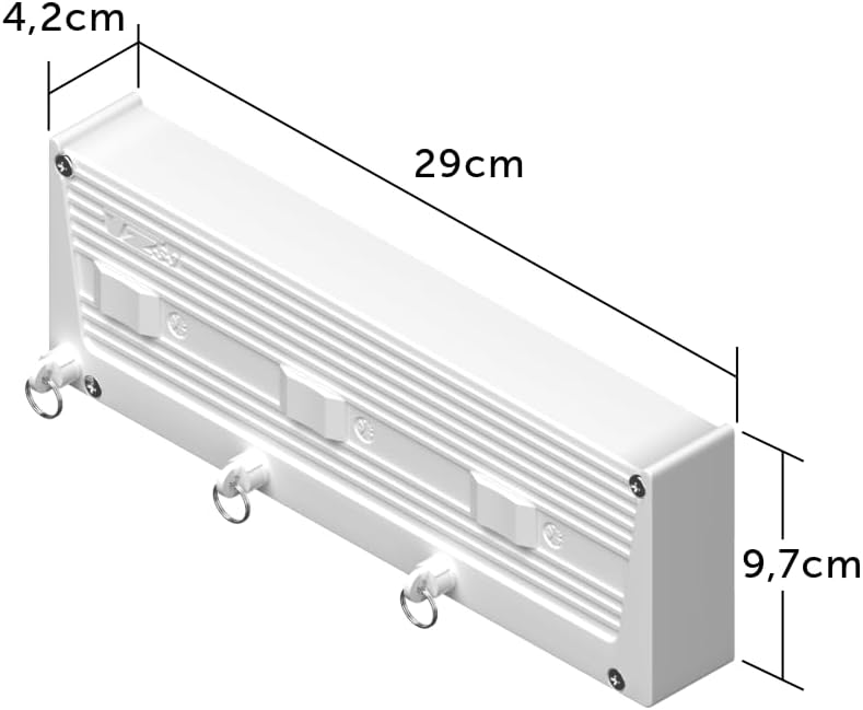 Cuncial Tz Retractable Wäscheleine mit 3 Fäden, Wäscheleine