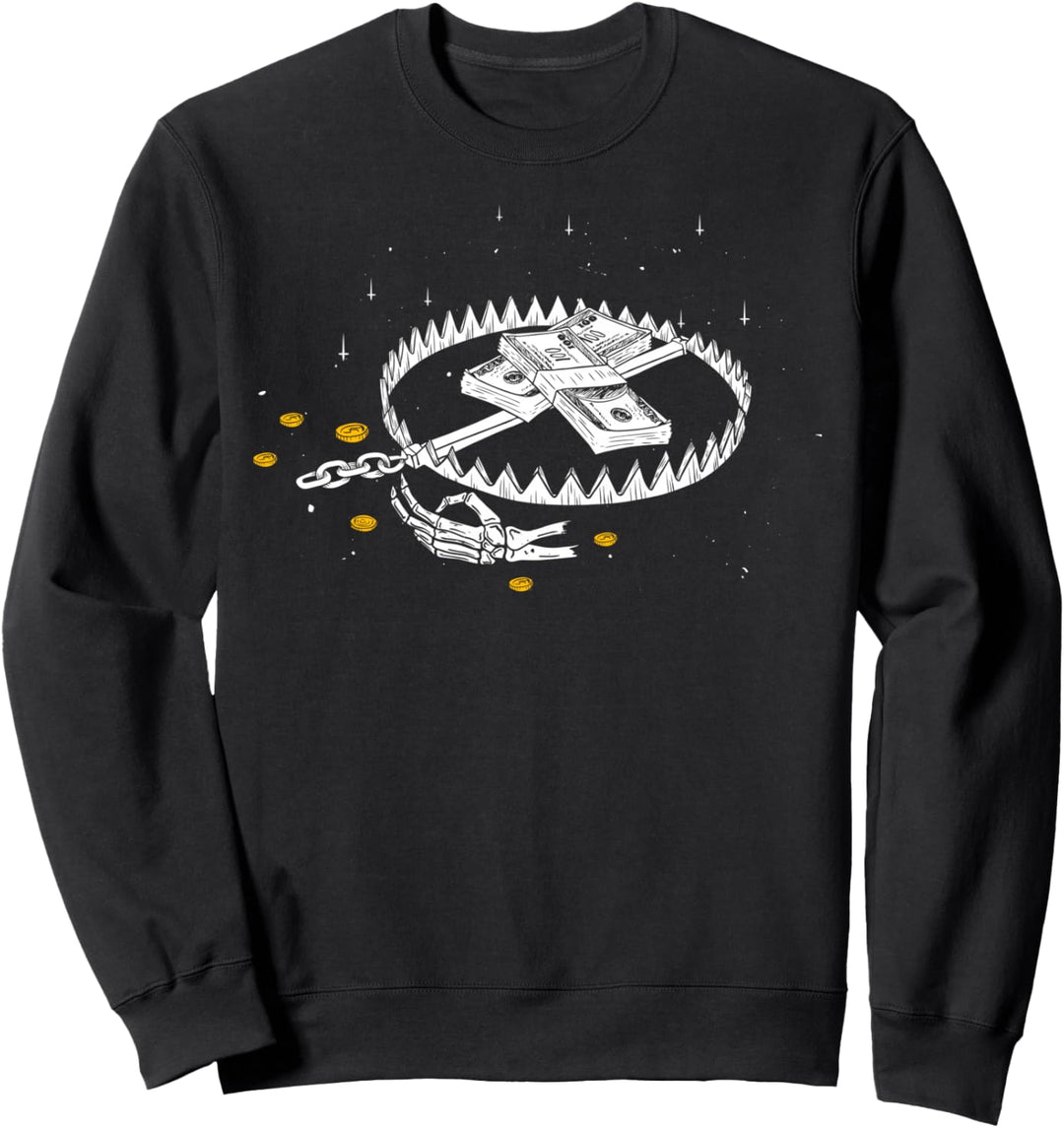 Money Trap - Sad Aesthetic Edgy Streetwear Sweatshirt