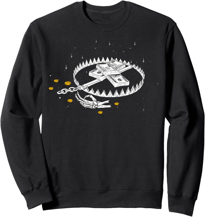 Money Trap - Sad Aesthetic Edgy Streetwear Sweatshirt