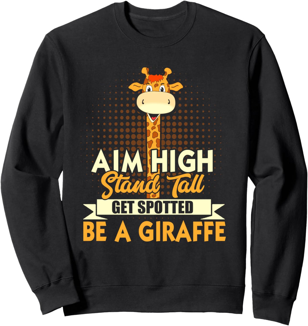 Giraffen-Grafik niedlich Frauen-Tierafrika lebende Tiere Sweatshirt