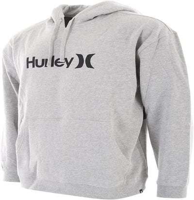 Hurley Herren M OAO Solid Core Po Fleece Sweatshirt S Dk Grau Htr, S Dk Grau Htr