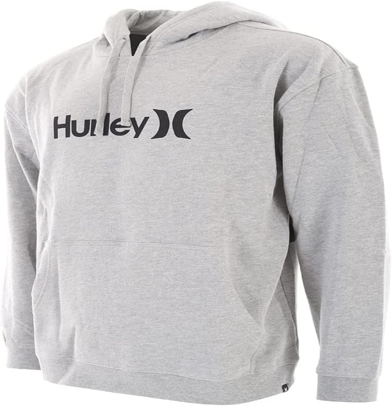 Hurley Herren M OAO Solid Core Po Fleece Sweatshirt S Dk Grau Htr, S Dk Grau Htr
