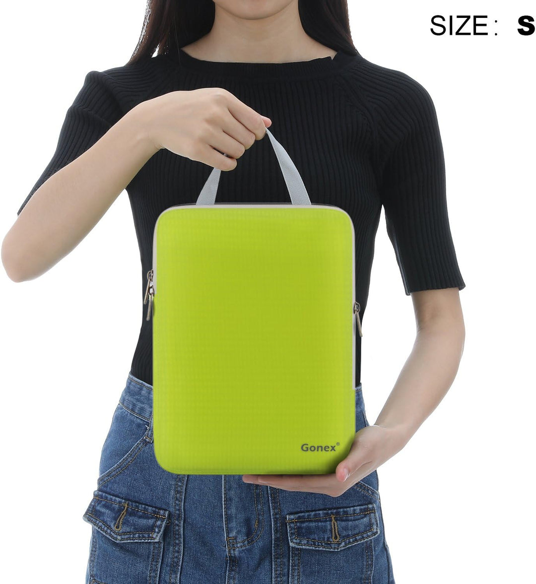 Compression Packing Cubes 3/4er Set, Gonex Kleidertaschen 4-teilig Verpackungswürfel, Kleidertaschen