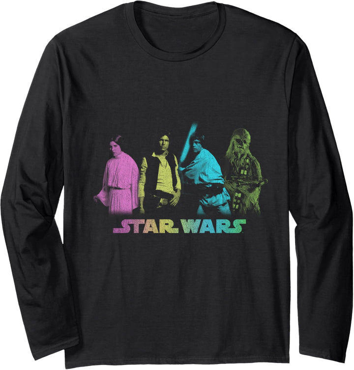 Star Wars Neon Gang Poster Langarmshirt