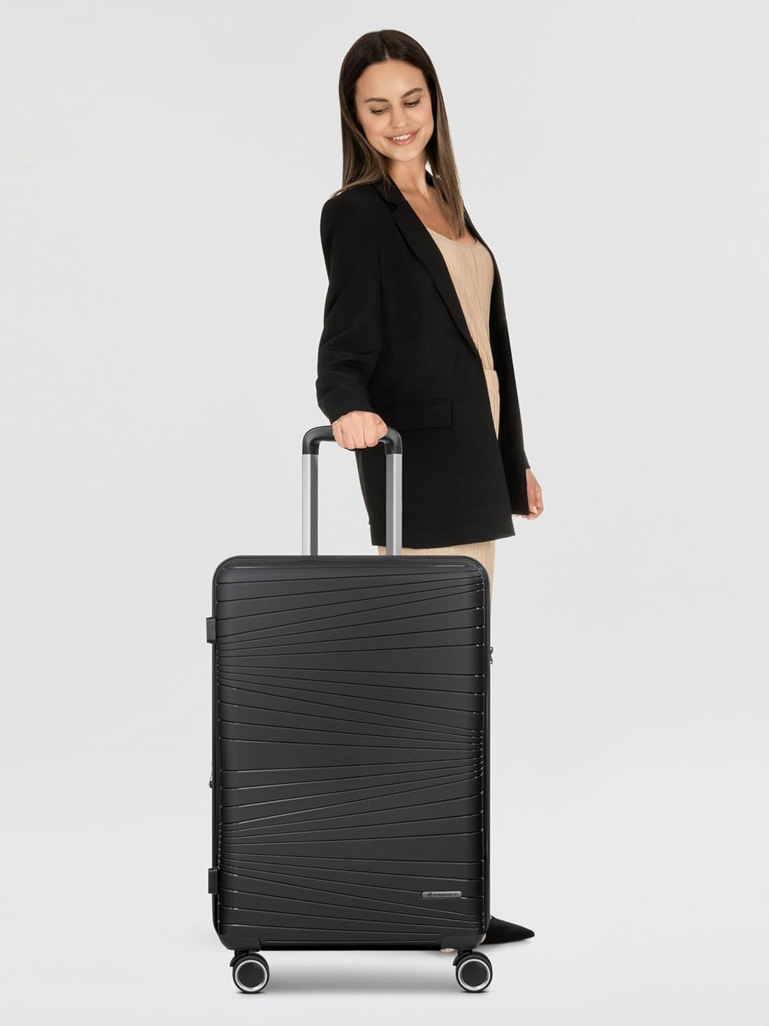 Franky Dallas 3.0 Hartschalen-Koffer gross | Reisekoffer - Trolley ausgestattet mit 4 Rollen, einem