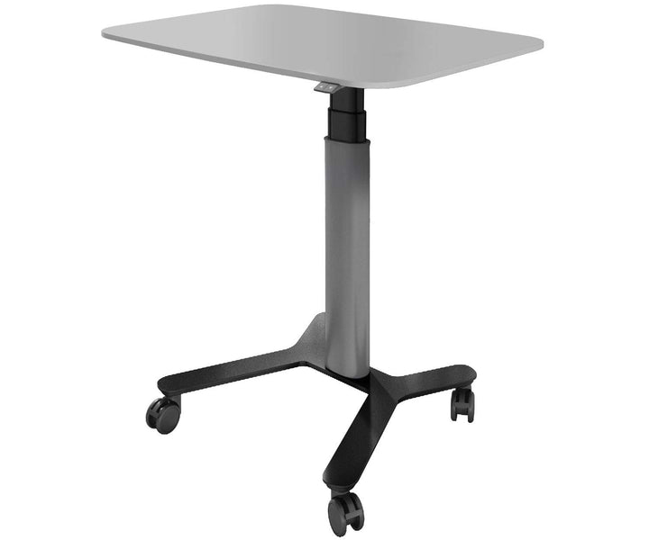 ESMART EAX-131 BG 90 x 60 cm Hellgrau Ergonomischer Steh-Sitz-Pult-Schreibtisch Stufenlos elektrisch