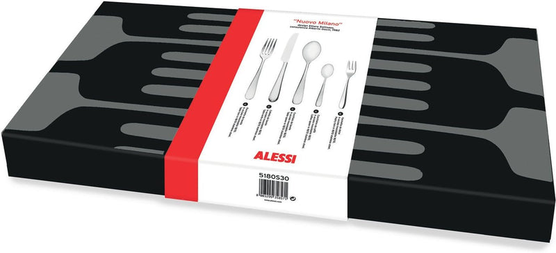 Alessi 5180S30 Nuovo Milano Besteckset 30 teilig 30 tlg, 30 tlg