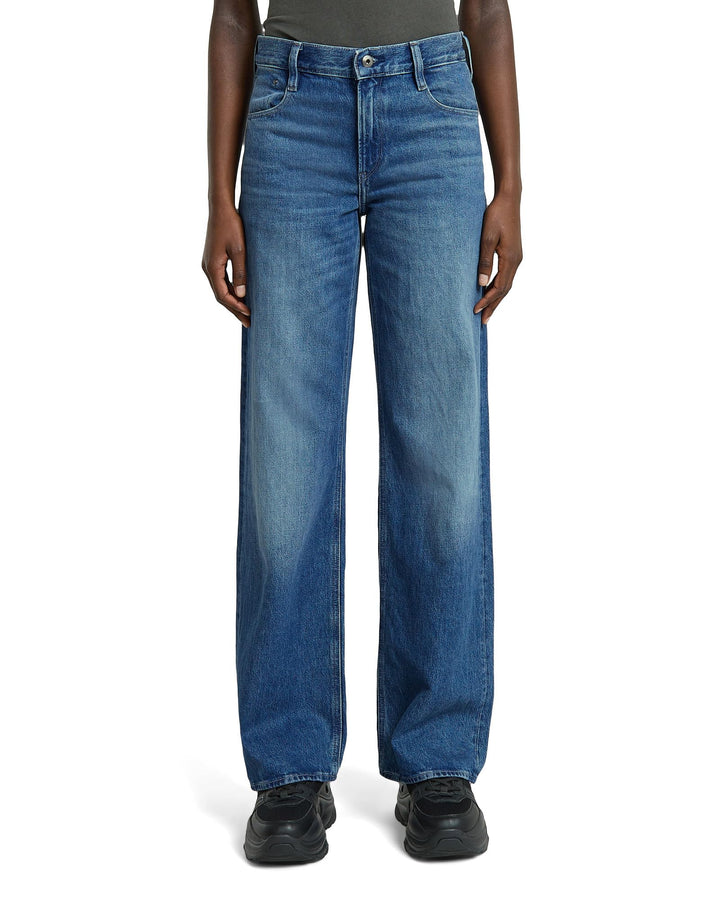 G-STAR RAW Damen Judee Loose Jeans 23W / 28L Blau Faded Harbor D22889 D436 D331, 23W / 28L Blau Fade