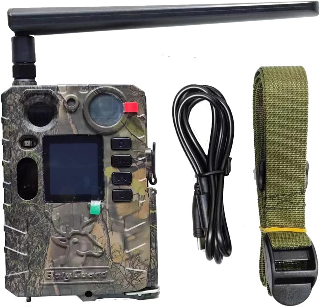 BolyGuard 37 MP 4K HD Jagdkamera GSM Jagdkamera 4G Nachtsicht 100ft Foto IP66 (BG410-MS)