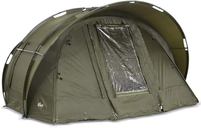 Lucx® Leopard Bivvy + Winterskin 2-3 Mann Angelzelt + Überwurf 2 bis 3 Personen Karpfenzelt + Overwr