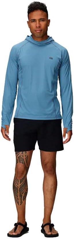 Outdoor Research Men's Echo Hoodie – Quick Drying Active Hooded Sweatshirt XXL Olympic, XXL Olympic