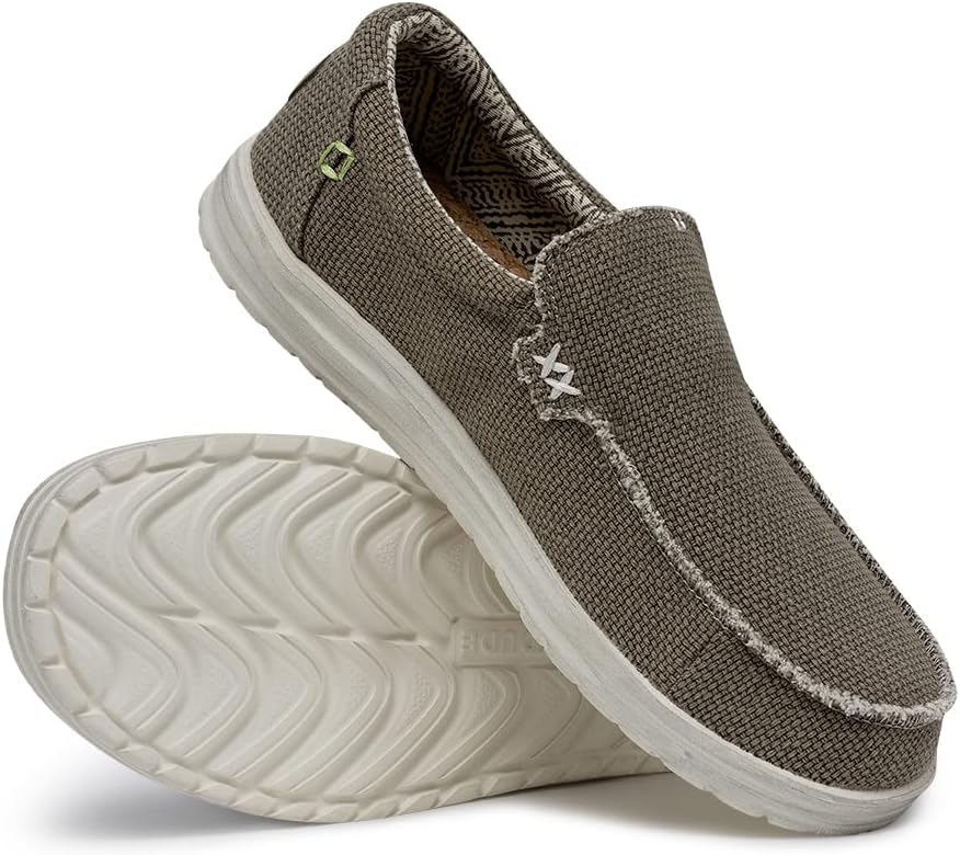 Hey Dude Herren Mikka Braided Loafer Shoes 43 EU Fossil, 43 EU Fossil