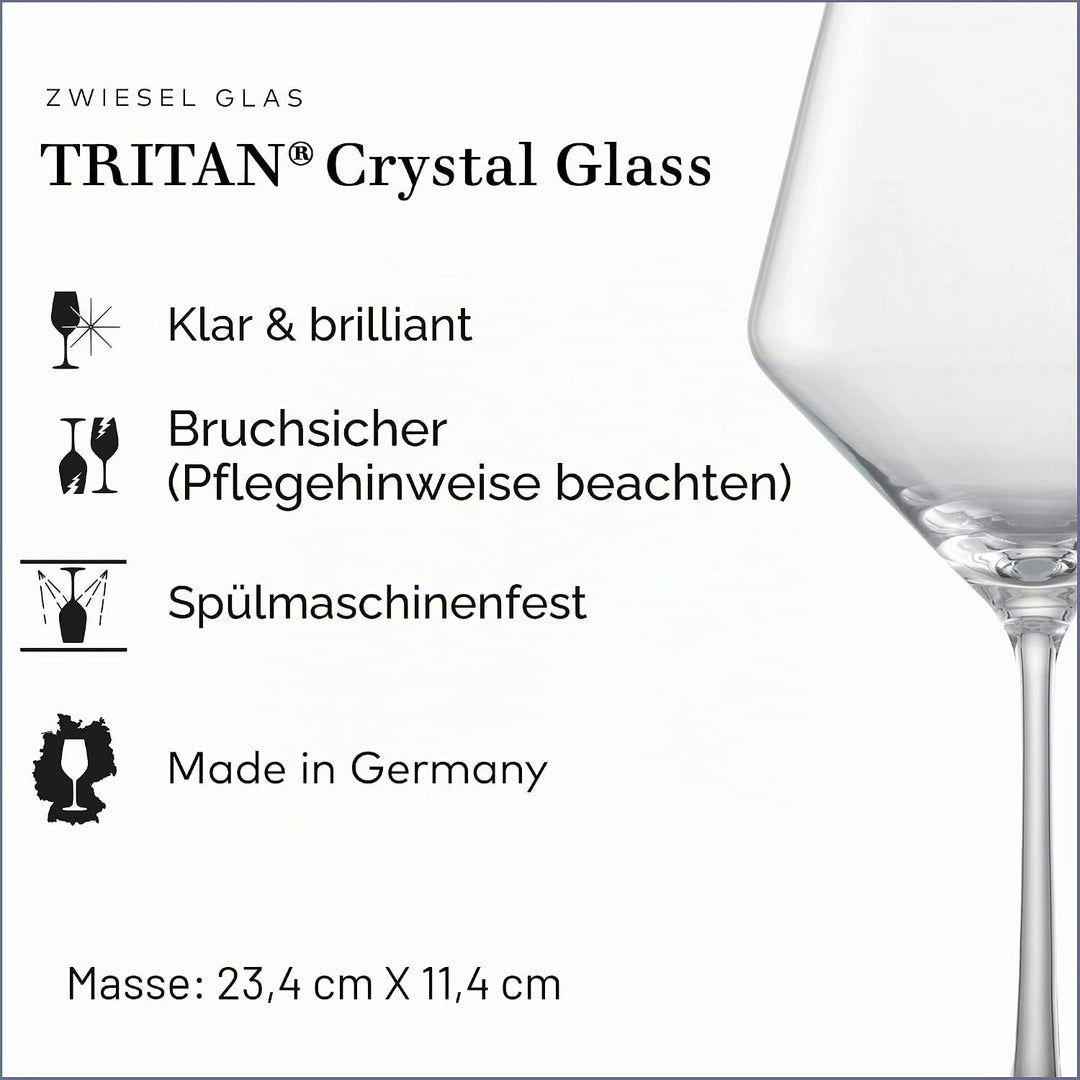 Schott Zwiesel 141104 Pure Bourgogne Goblet, 0.69 L, 6 Stück Single Burgundy goblet, Single Burgundy