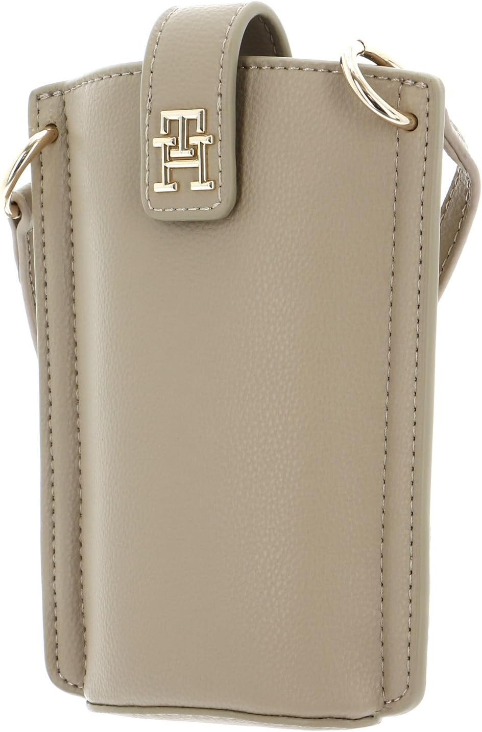 Tommy Hilfiger Damen Handytasche Tommy Life Phone Pouch zum Umhängen Einheitsgrösse Beige, Einheitsg
