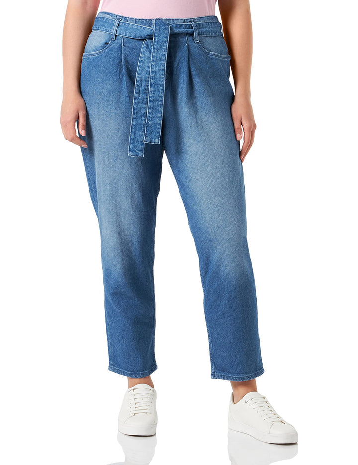 MUSTANG Damen Style Charlotte Tapered Jeans 28W / 32L Mittelblau 602, 28W / 32L Mittelblau 602