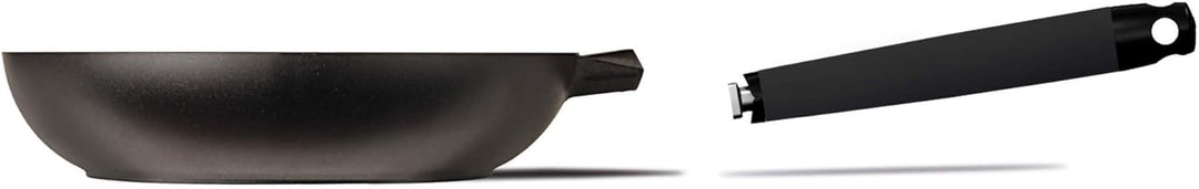 Castey 4-28 Pfanne, Aluminium 28 cm Schwarz, 28 cm Schwarz