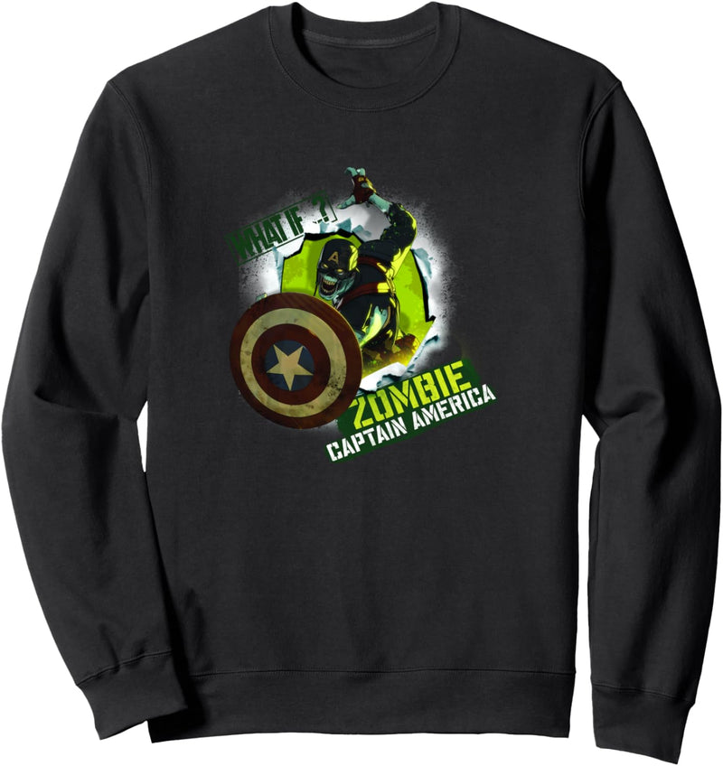 Marvel What If Captain Zombie Poster Sweatshirt