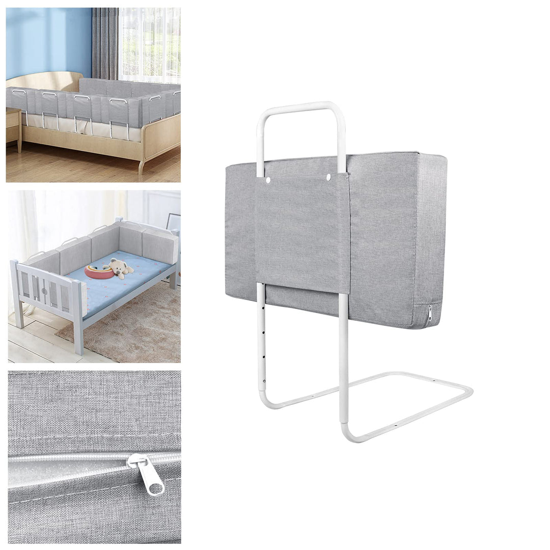 ACXIN 40-60cm Höhenverstellbares Weiches Gitterbett, Sturzsichere Tagesdecke für Kinder, Kinderbettg