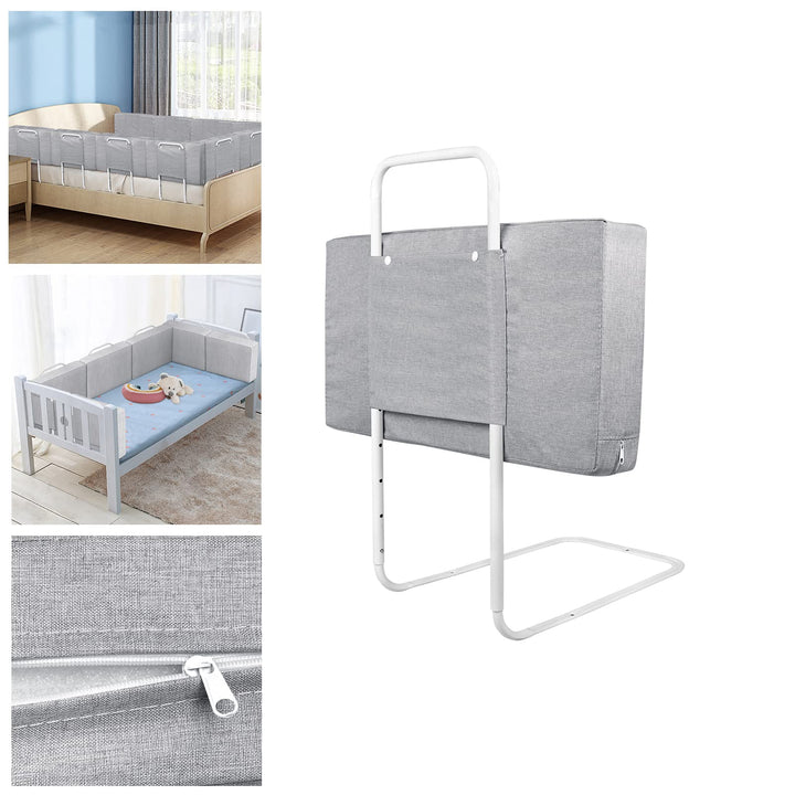 ACXIN 40-60cm Höhenverstellbares Weiches Gitterbett, Sturzsichere Tagesdecke für Kinder, Kinderbettg