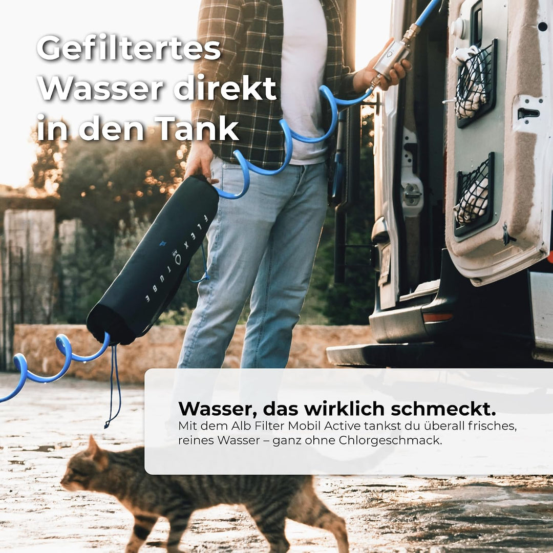 Alb Filter® MOBIL Active Trinkwasserfilter | Sauberes Trinkwasser unterwegs mit Boot, Yacht, Camping