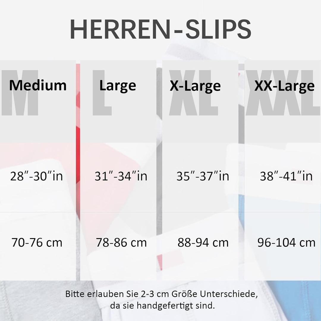 PHOLEEY Herren Slips Baumwolle Unterwäsche männer niedrige Taille atmungsaktive Unterhosen geeignet