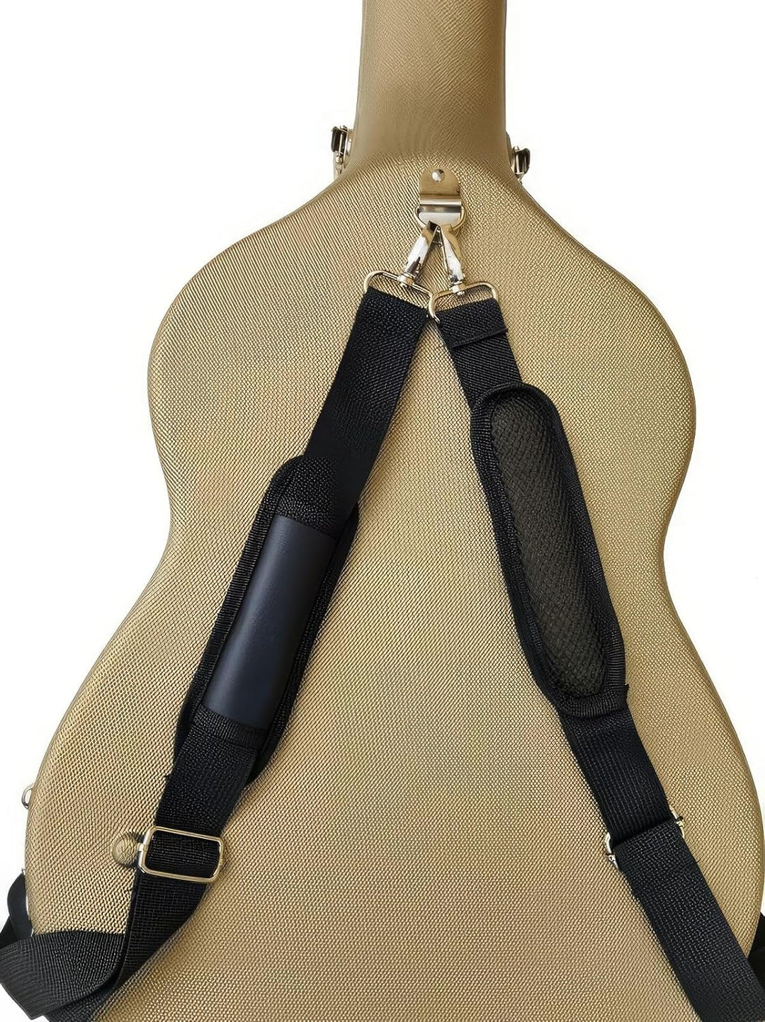 Cibeles ABS-Etui für klassische Gitarre, Marke, gold, Gitarrenetui, Gold