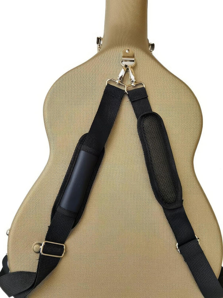 Cibeles ABS-Etui für klassische Gitarre, Marke, gold, Gitarrenetui, Gold