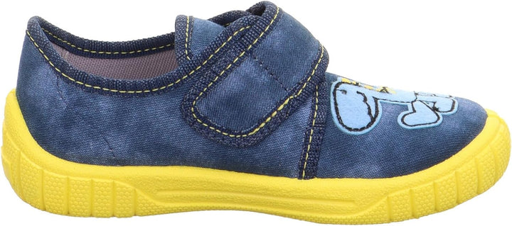 Superfit Jungen Bill Hausschuhe 32 EU Weit Blau 8060, 32 EU Weit Blau 8060