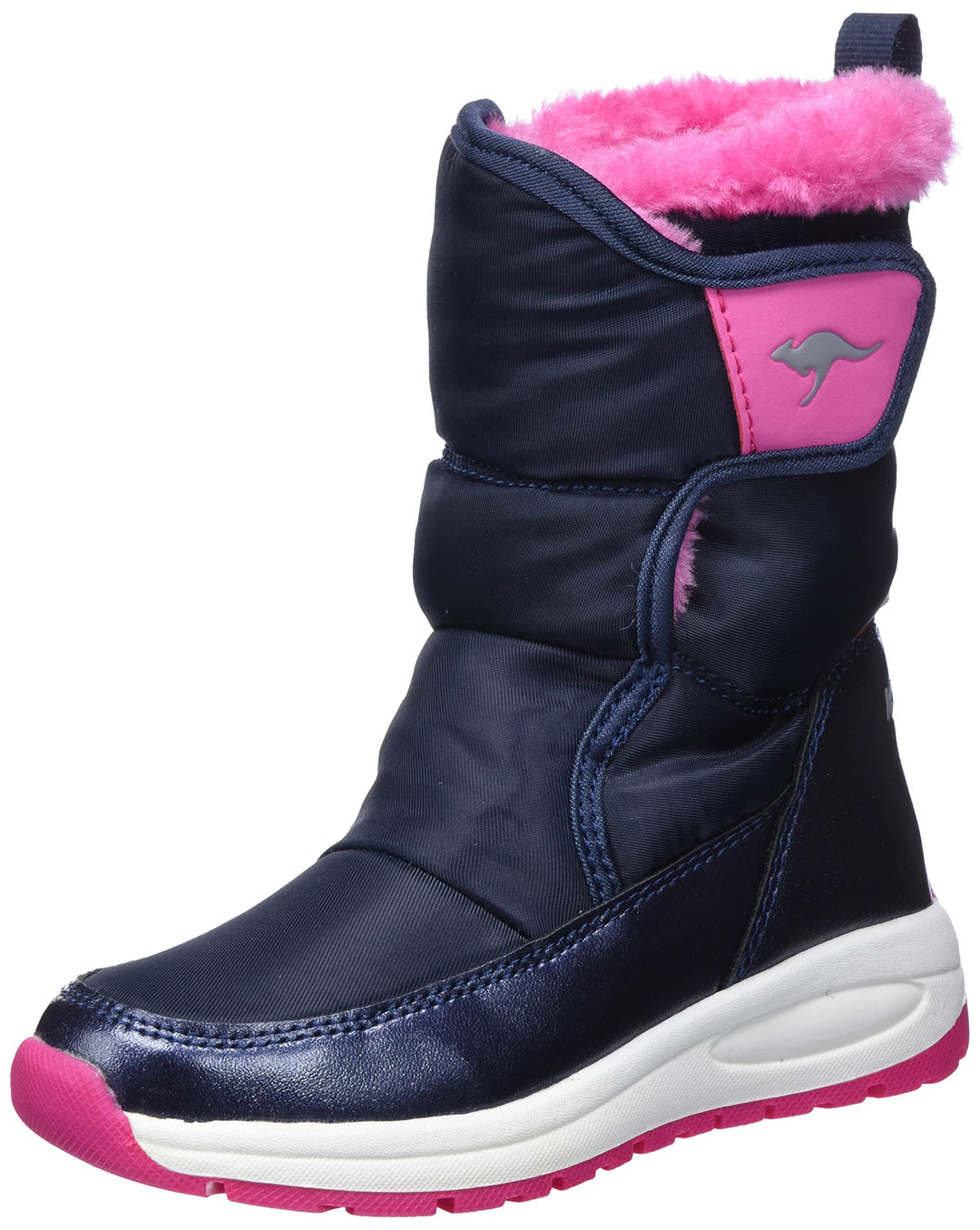 KangaROOS K-PE Belle RTX Stiefel, dk Navy/Daisy pink, 33 EU