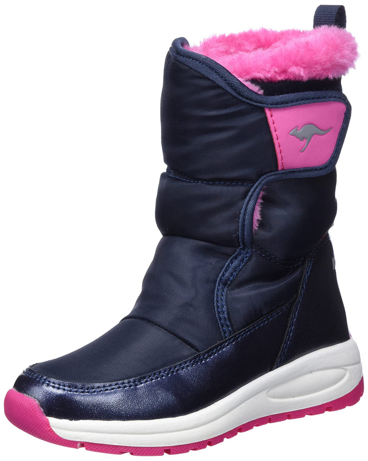 KangaROOS Mädchen K-pe Belle RtxStiefel 31 EU Dk Navy Daisy Pink, 31 EU Dk Navy Daisy Pink