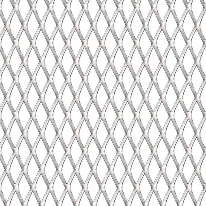 vidaXL Gittermatte Edelstahl 100x85 cm 30x17x2,5 mm Streckmetall Drahtgitter