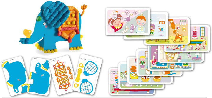 PlayMais FUN TO LEARN Opposito Bastel-Set für Kinder ab 3 Jahren I Motorik-Spielzeug mit 550 PlayMai