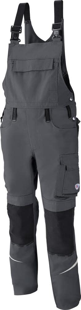 BP 1804-720-5332-60n Latzhose, Stretch-Hosenträger mit Clipbefestigungen, 305,00 g/m² Verstärkte Bau