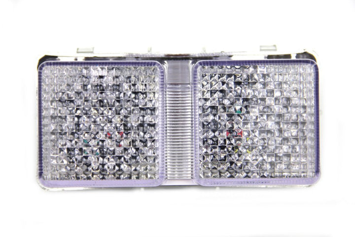aVDB-moto LED-Bremslicht mit integrierten Blinker kompatibel mit Honda VTR, SP1, SP2 (Klar), Klar