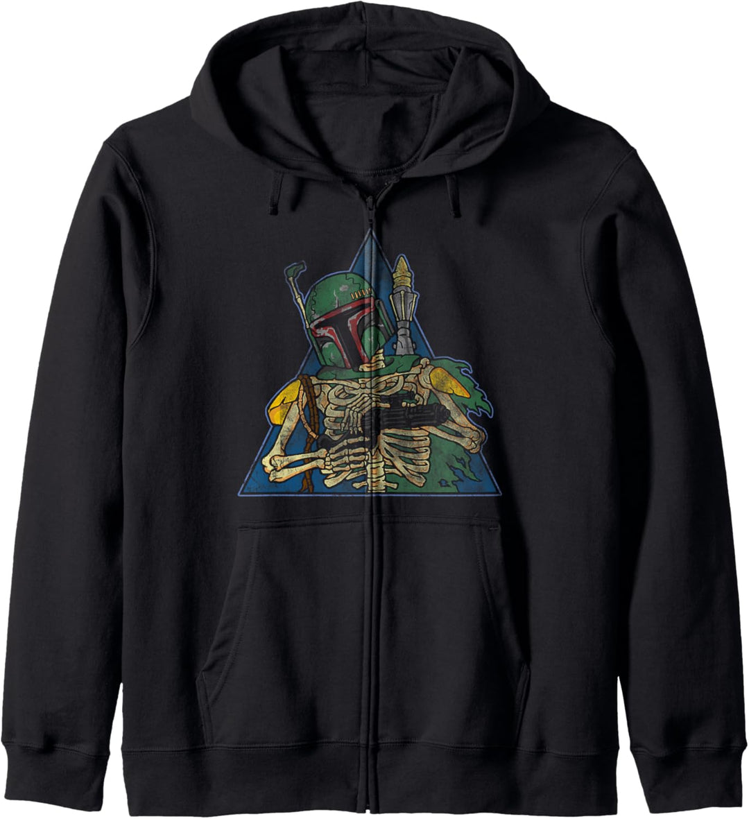 Star Wars Boba Fett Skeleton Blaster Ready Kapuzenjacke