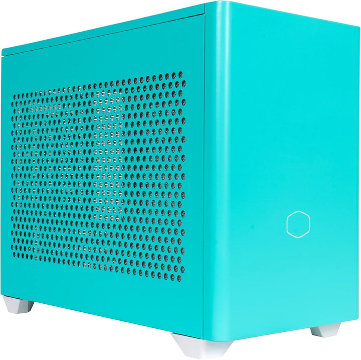 Cooler Master MasterBox NR200P Mini-ITX-PC-Gehäuse – Seitenteil aus gehärtetem Glas, hervorragende K