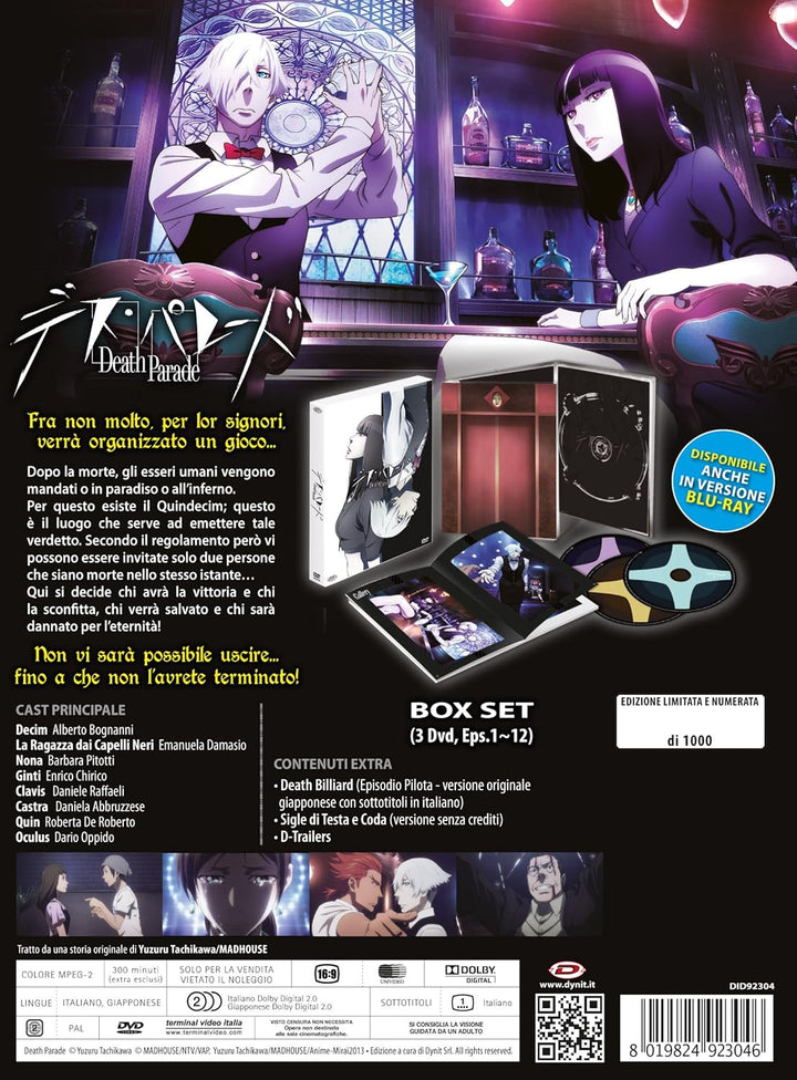 Death Parade - Limited Edition Box (Eps 01-12+Ova) (3 Dvd) (1 DVD)